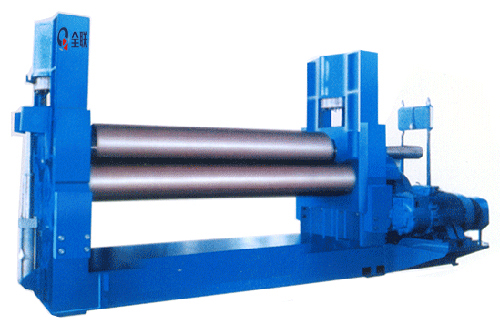 液(ye)壓對稱(chēng)式三輥(gǔn)卷闆機(jī) 液壓(yā)對稱式(shì)三輥卷(juan)闆機